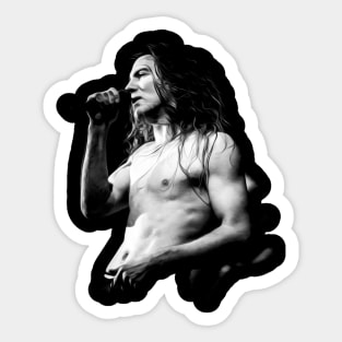 Shirtless Sticker